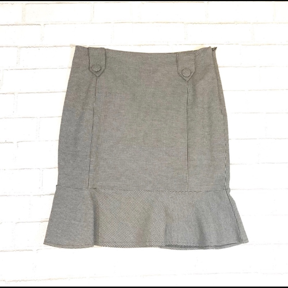 FASHION BUG | Womens Size 8 Checkered Peplum Skirt